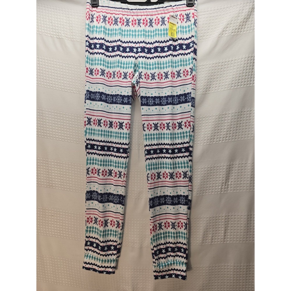 Sonoma Goods For Life Women Fair Isle Pajama Pants Multicolor XS New